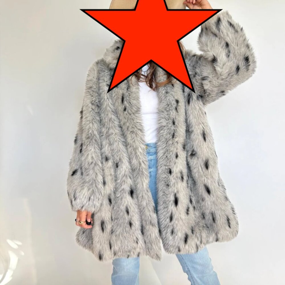 Vintage Faux Fur Coat